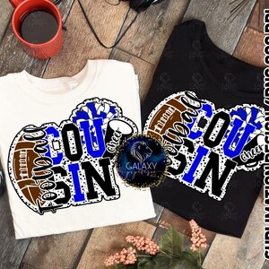 Design de sublimação de primo de torcida de futebol, sublimação de primo de torcida de futebol, azul preto, pontos dálmatas, arquivo digital, DTF