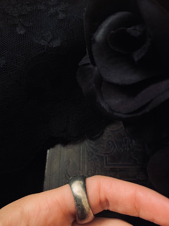 Vintage Rose Quartz Sterling Silver 925 Ring Size… - image 9