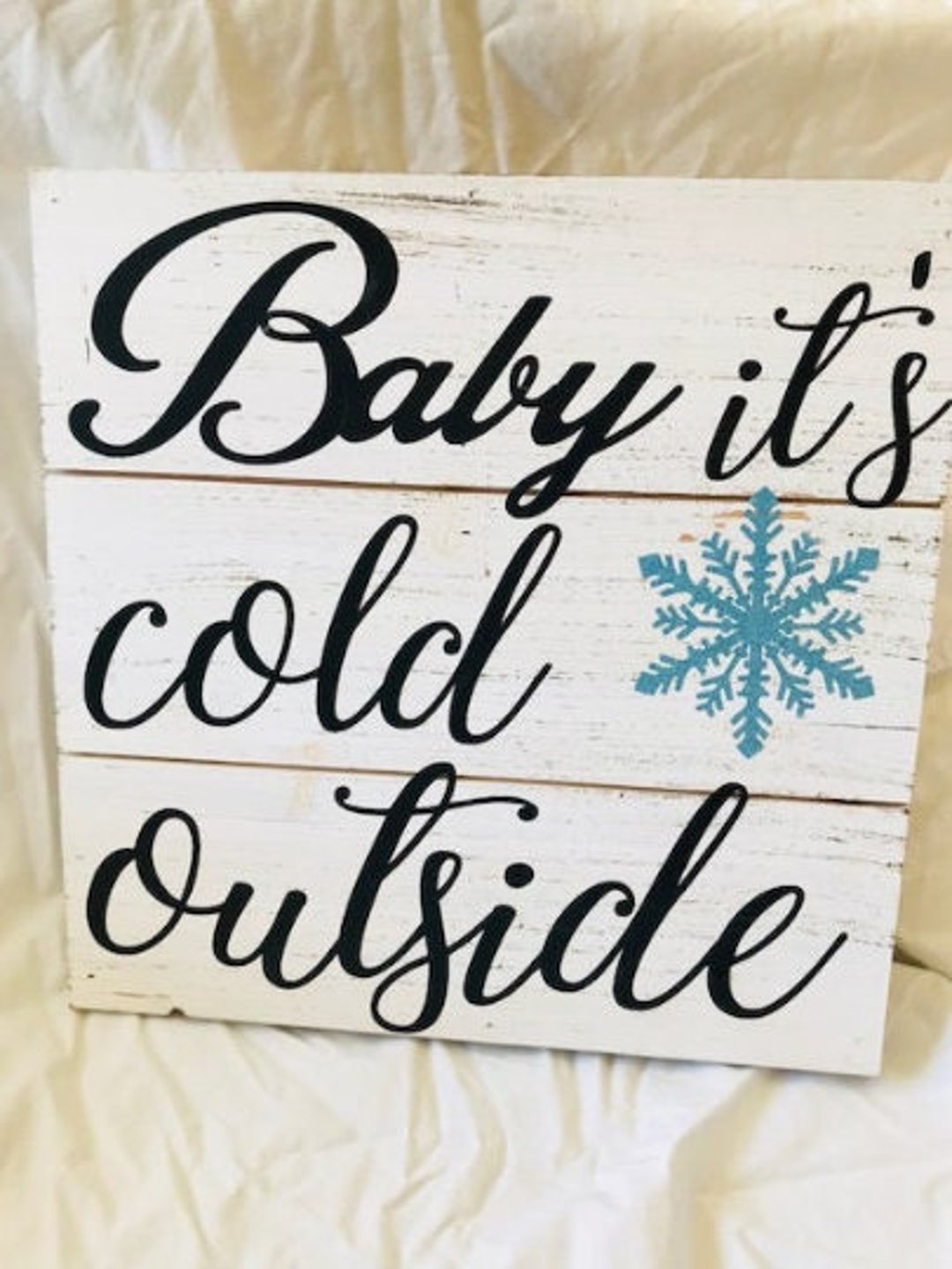 Rustic Sign Ice Rustic Winter Sign - Etsy
