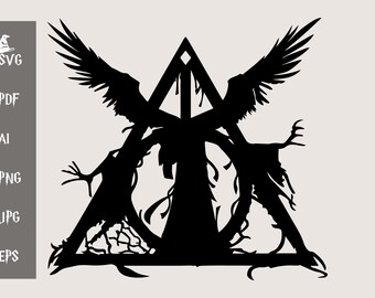 Download Deathly Hallows Svg Etsy