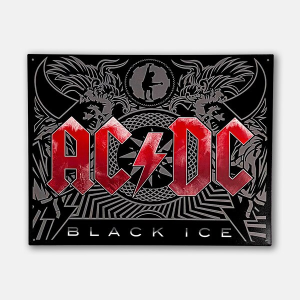 Acdc Metal Sign - Etsy