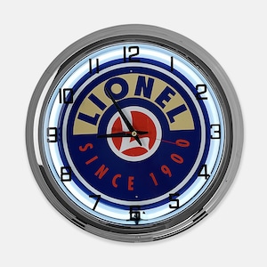 LIONEL Train Clock 掛け時計 LIONEL 100th Anniversary Animated TRAIN Wall Clock w