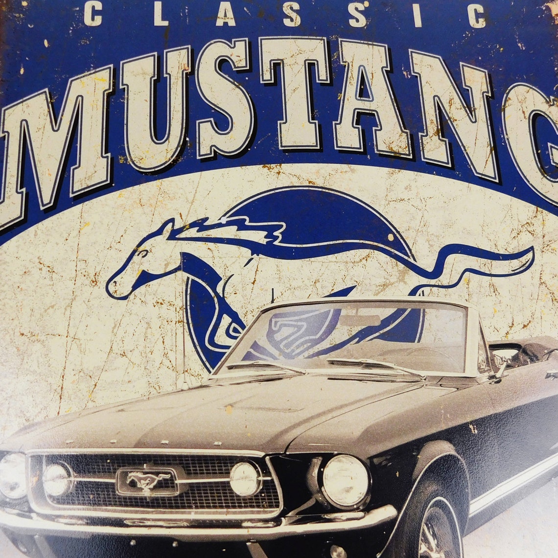 16 Classic Mustang Tin Metal Sign SIGNBOXQLN720174 Etsy