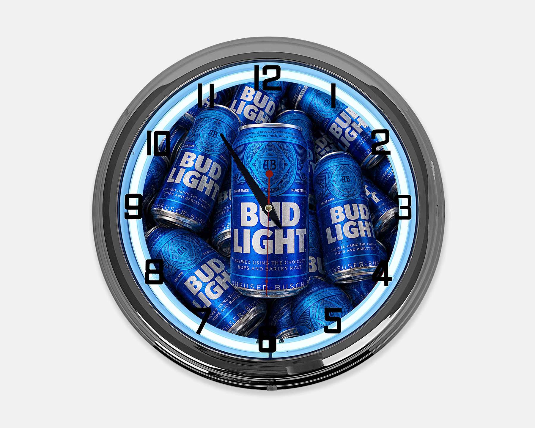 Bud Light Clock - Etsy