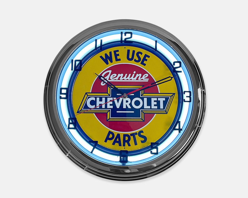 Chevrolet Neon Clock - Thumbnail 3
