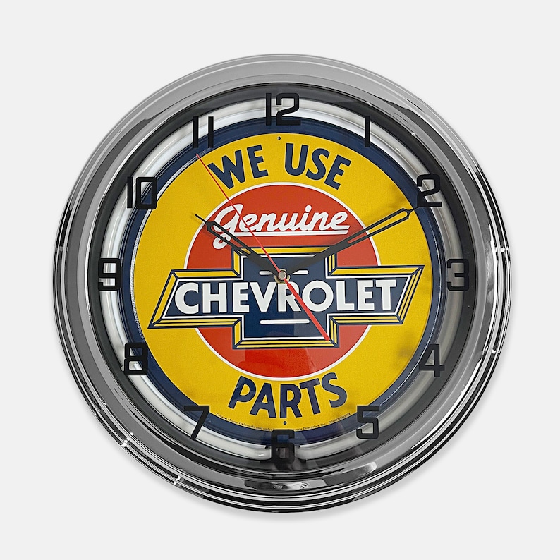 Chevrolet Neon Clock - Thumbnail 2
