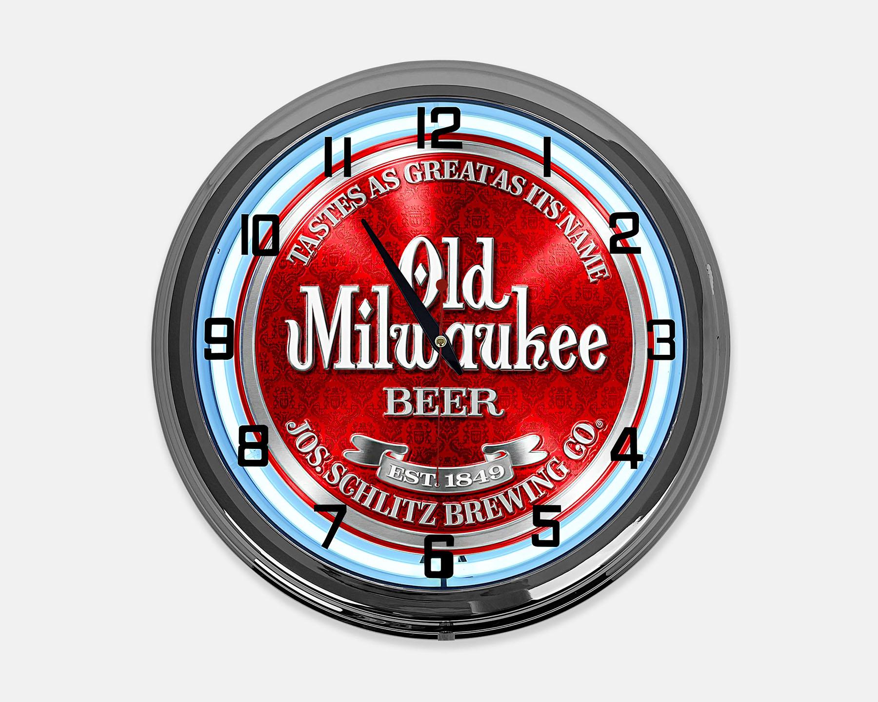 新春値下‼︎ Milwaukee’s Finest Beer アンティーク時計 Old Milwaukee Beer Clock - Etsy