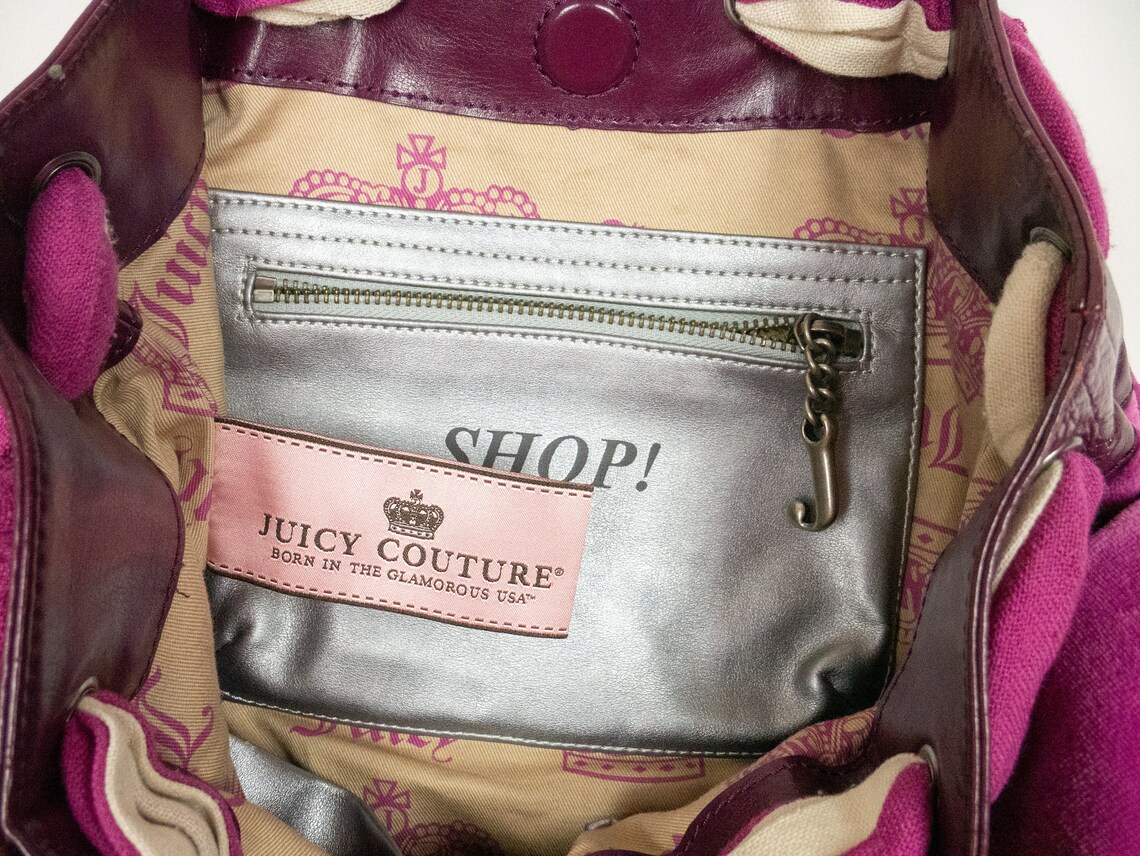 Iconic Juicy Couture Tote Etsy