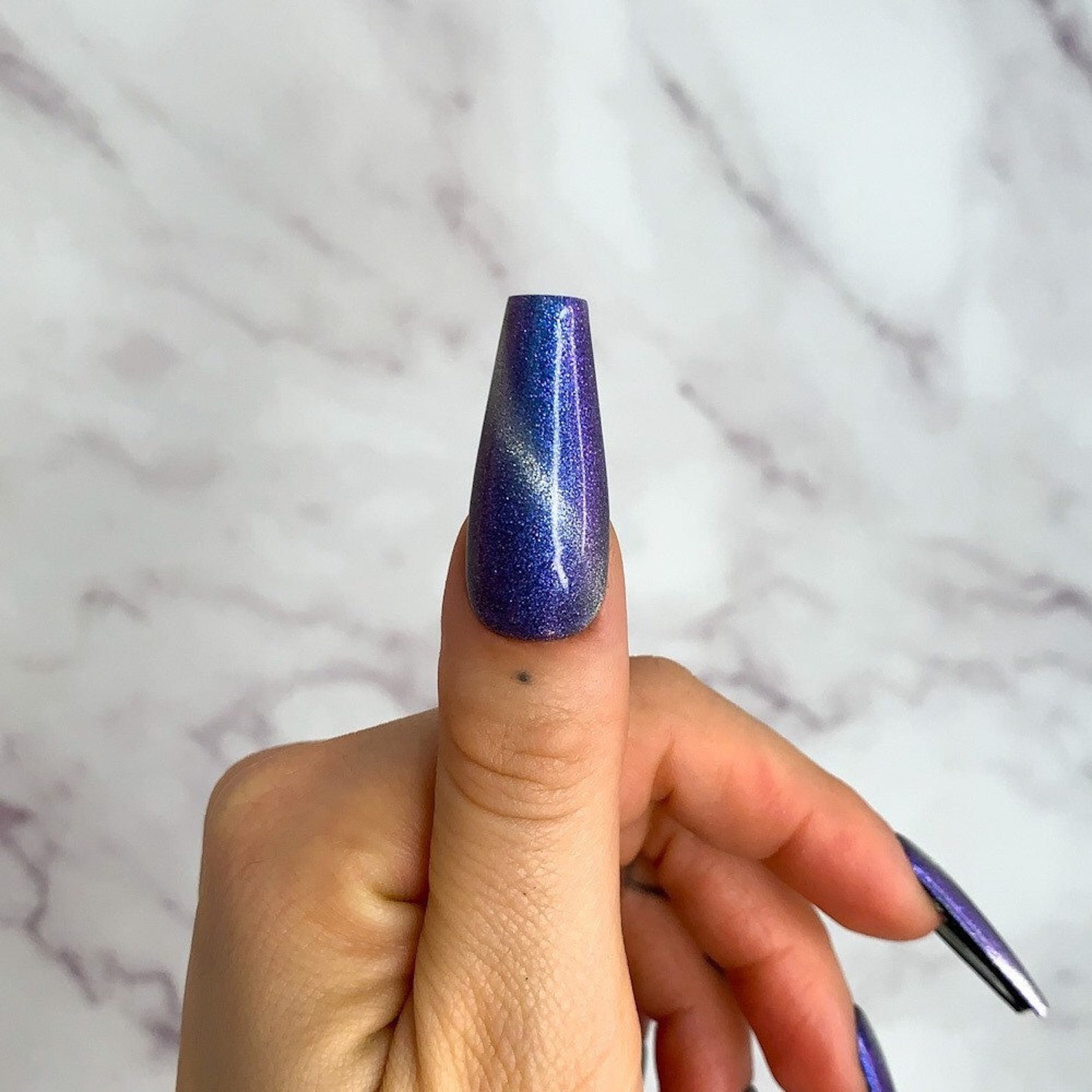 glitter press on nails