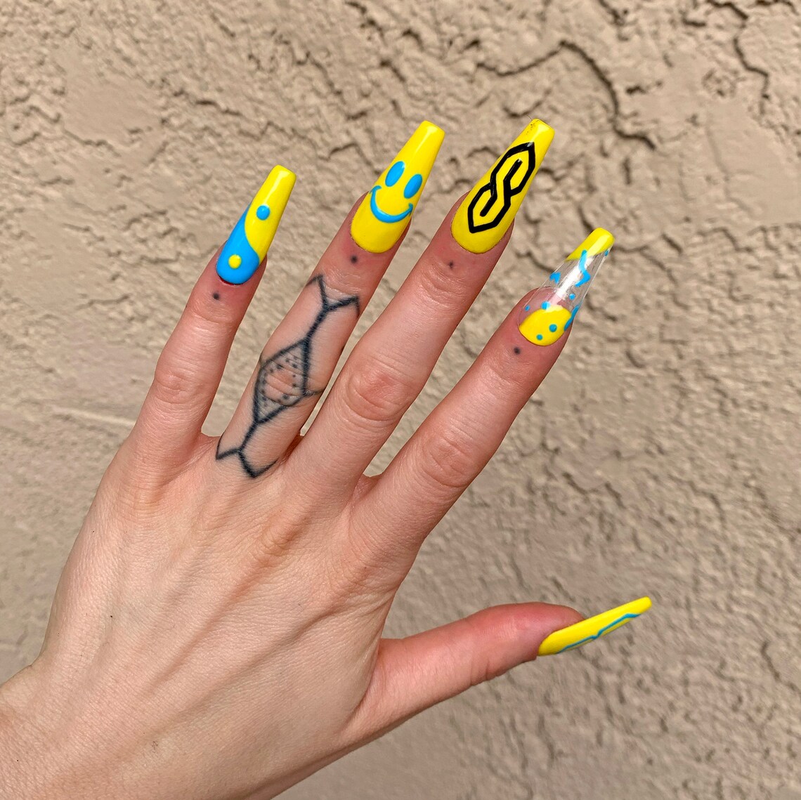 90er Jahre Nageldesigns
