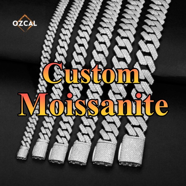 Moissanite Custom Chain - Etsy