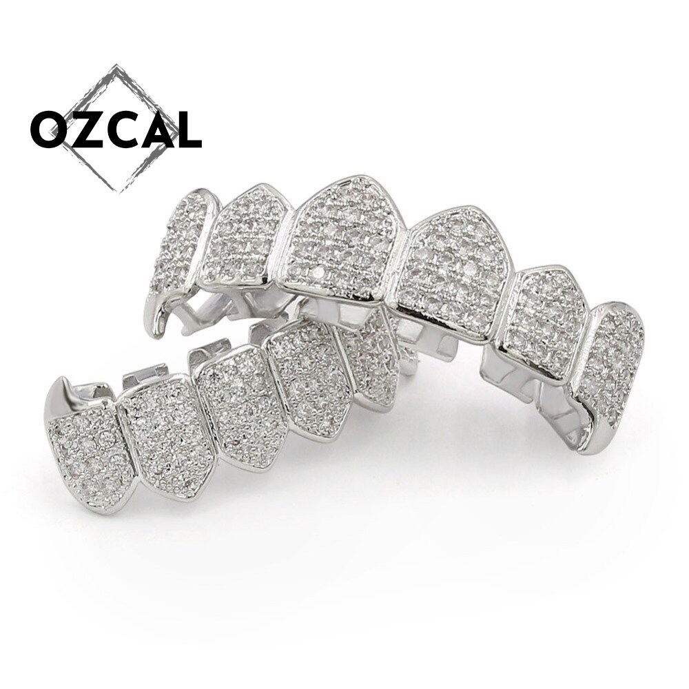 Iced Out Fangs Grillz Diamond Grillz Fang Grillz Gold Etsy