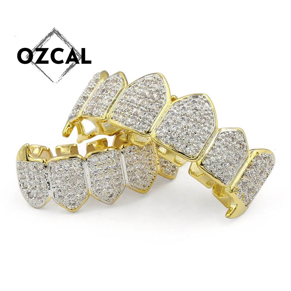 Iced Out Fangs Grillz Diamond Grillz Fang Grillz Gold Etsy