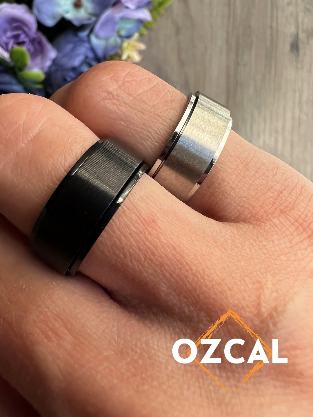 Black titanium 2024 spinner ring