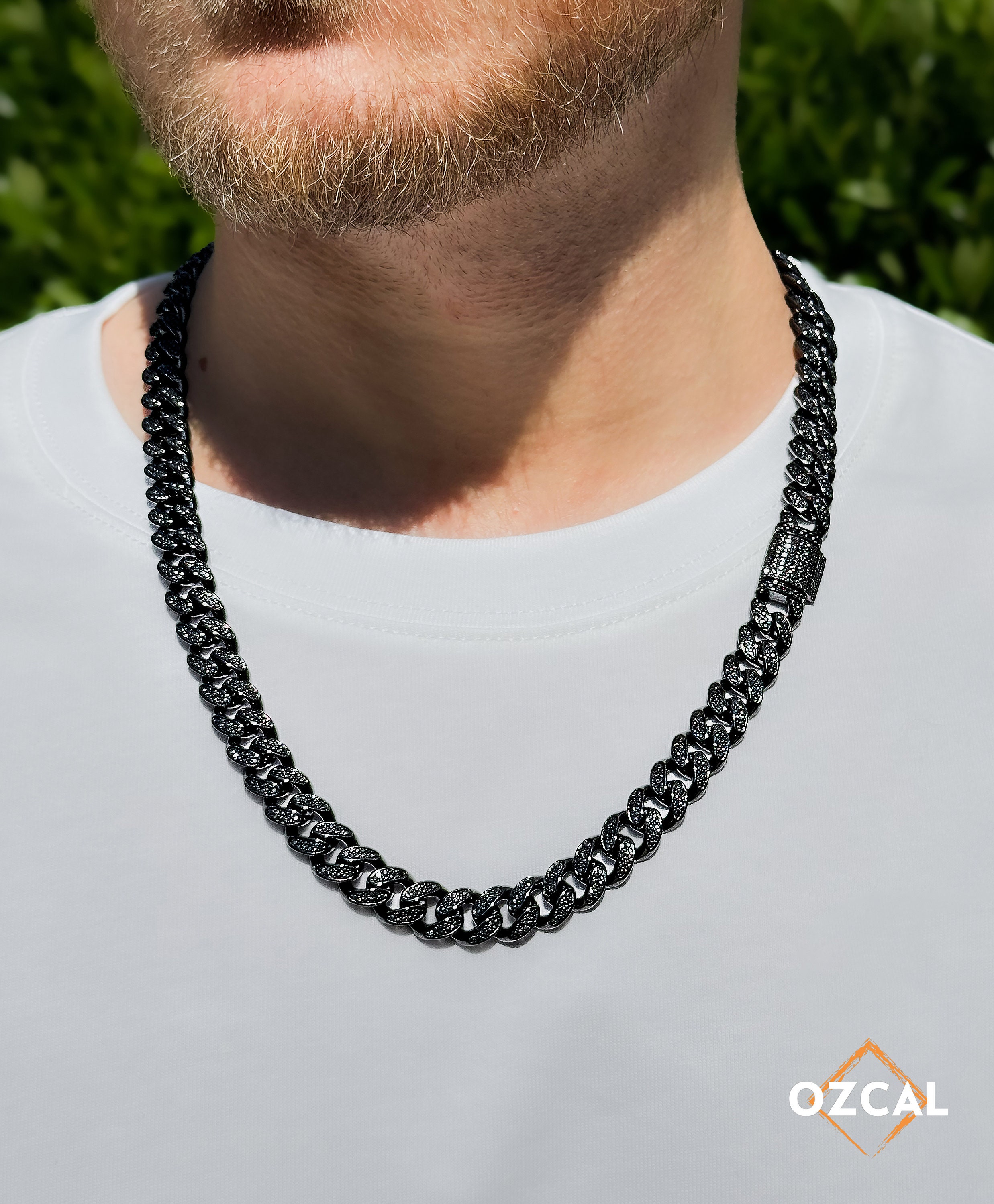 Paparazzi Black and Gray Braid Design Mens Urban Necklace Unisex Paparazzi Black and Gray Braid Design Mens Urban Necklace Unisex