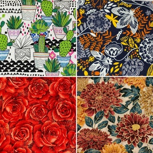 Flower Pleated Face Masks: Roses, Succulents, and more!
