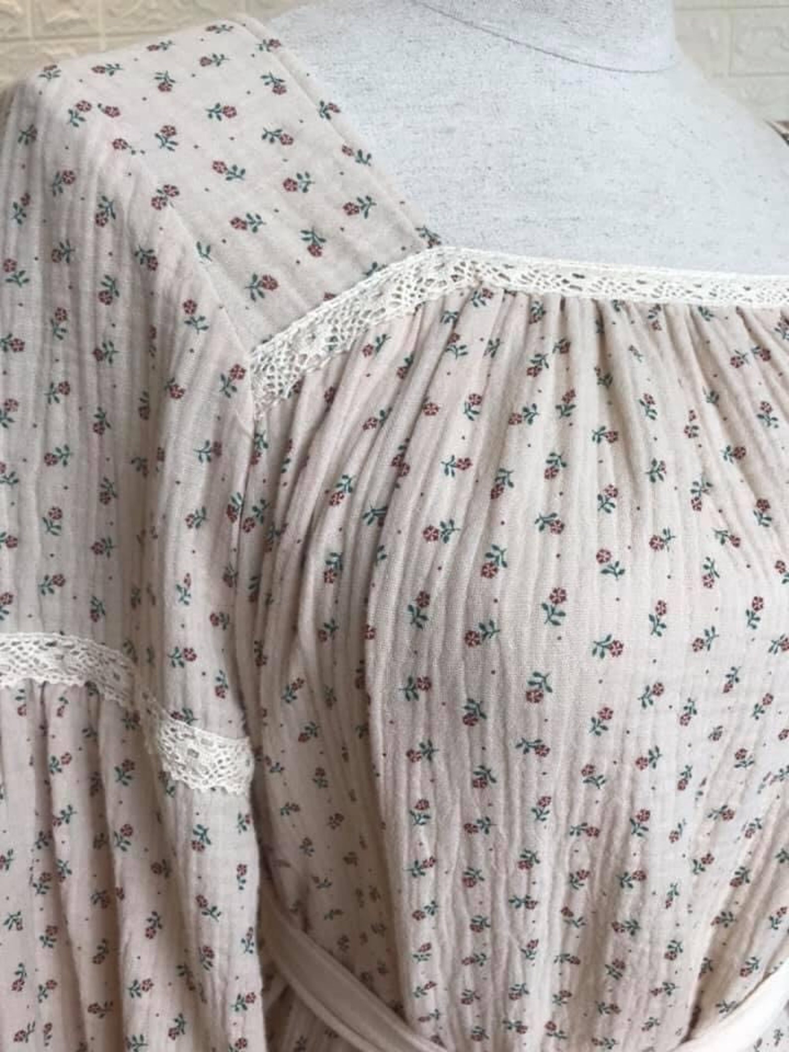 Muslin dress Muslin night dress Muslin nightgown Slip dress | Etsy