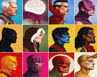 Dc Comics Puzzle Etsy Dc Comics Puzzle Etsy