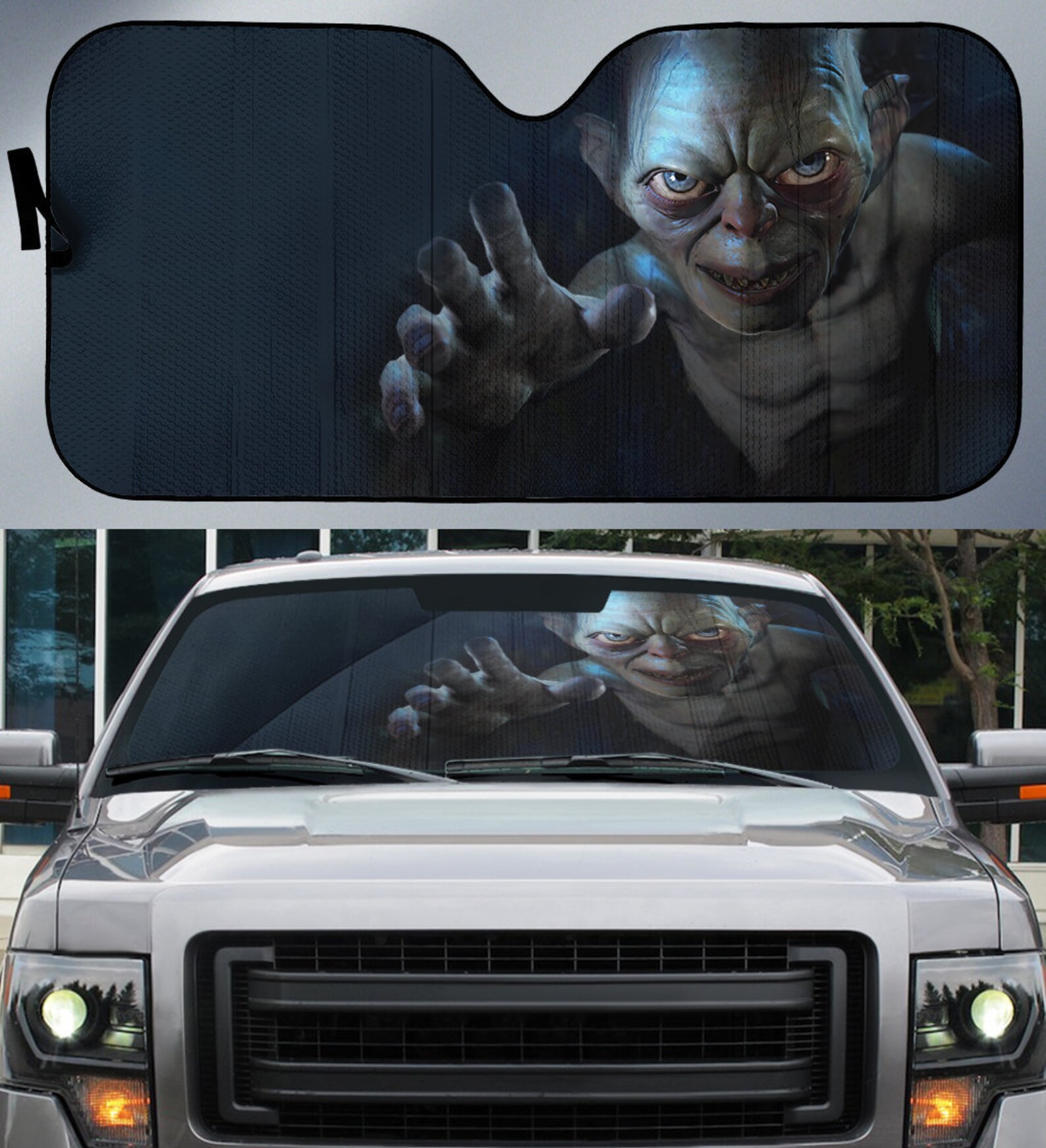 Gollum Auto Sun Shade Car Shade Car Accessories Gift Idea Etsy