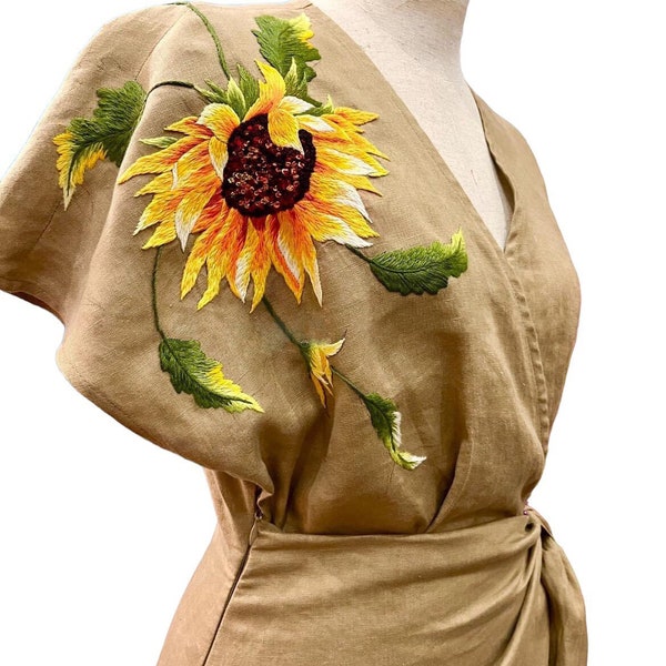 Sunflower Dress Etsy
