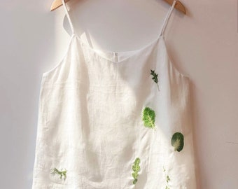 Embroidered slip blouse for women, handmade white blouse, 3 style to choose, tinythingsmadeuhappy
