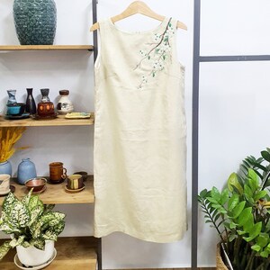 WINNIE HAND EMB. ORGANIC DRESS