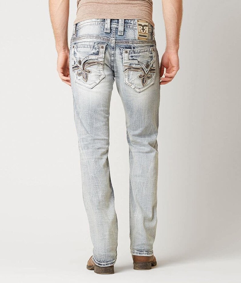 Rock Revival men jeans PEVEY size 27 inseam 32 Slim Etsy