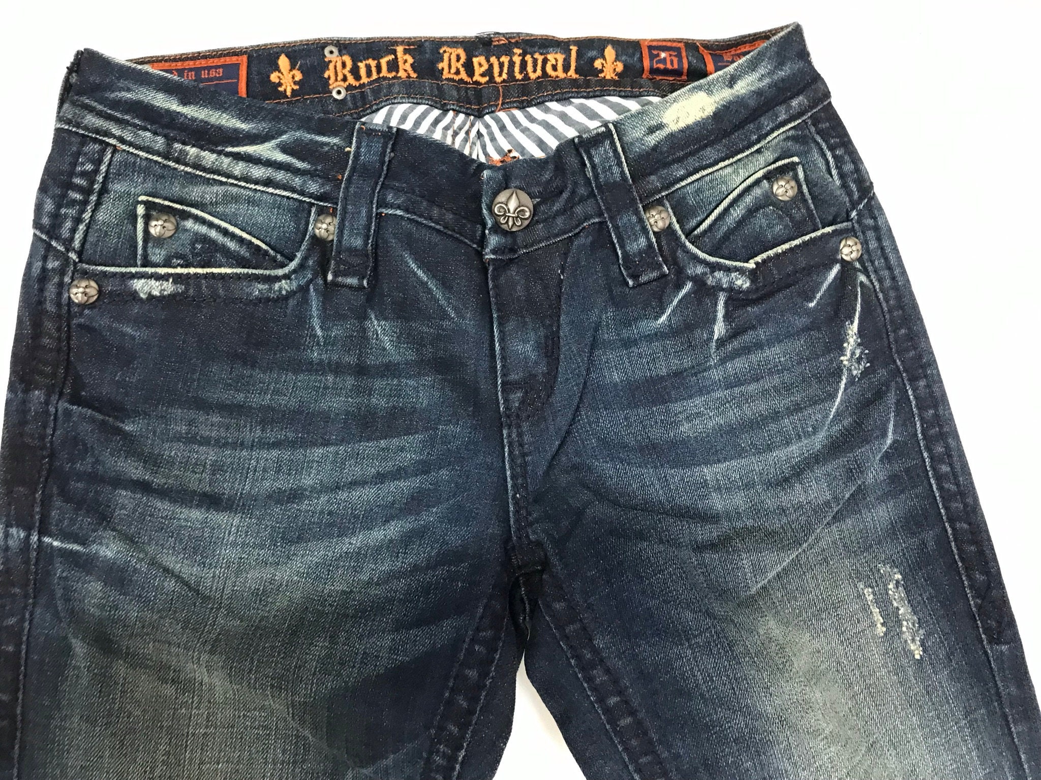Rock Revival WOMEN SASHA Size 26 Inseam 