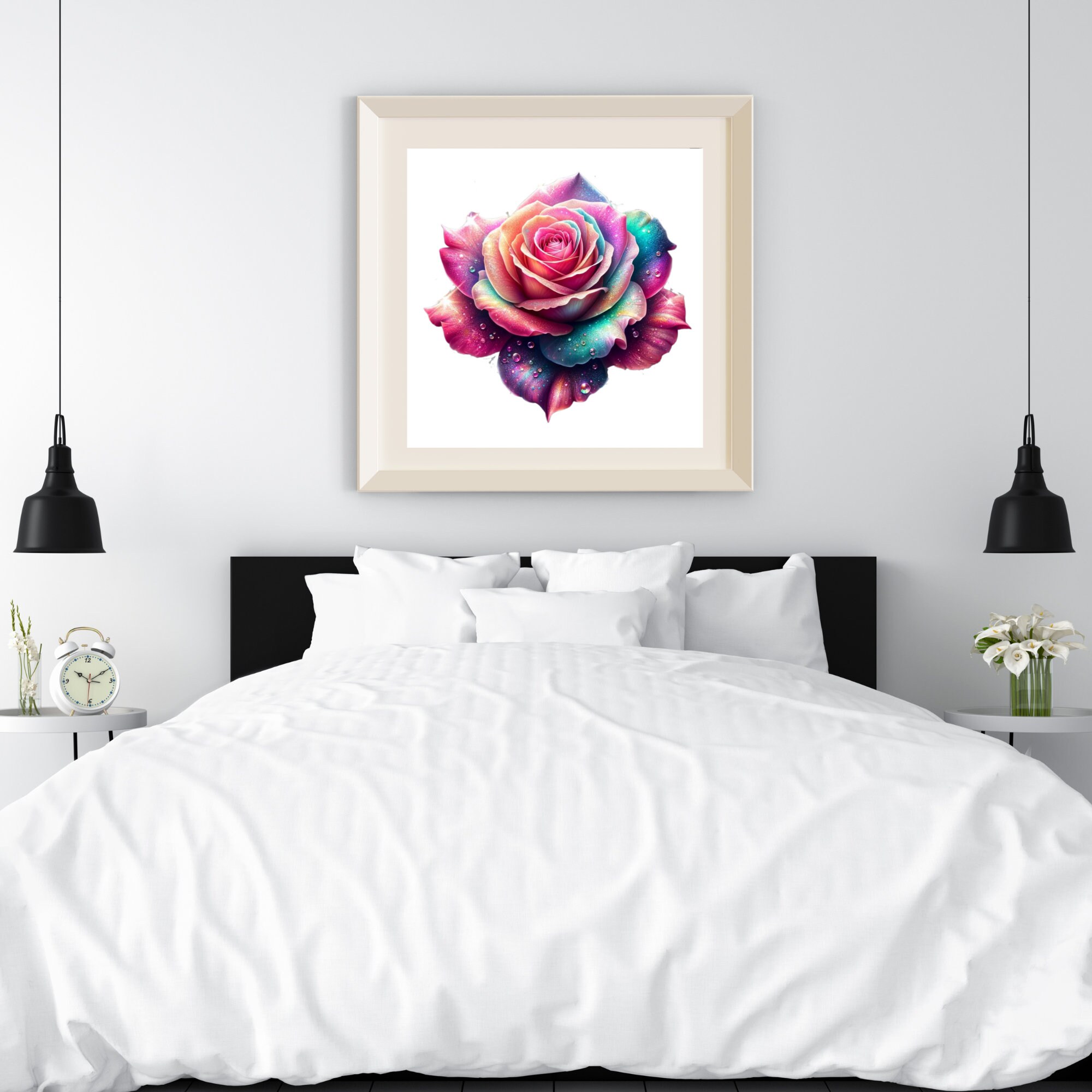 Feminine Wall Art L Girly Wall Art L Downloadable Print L Bathroom Wall ...