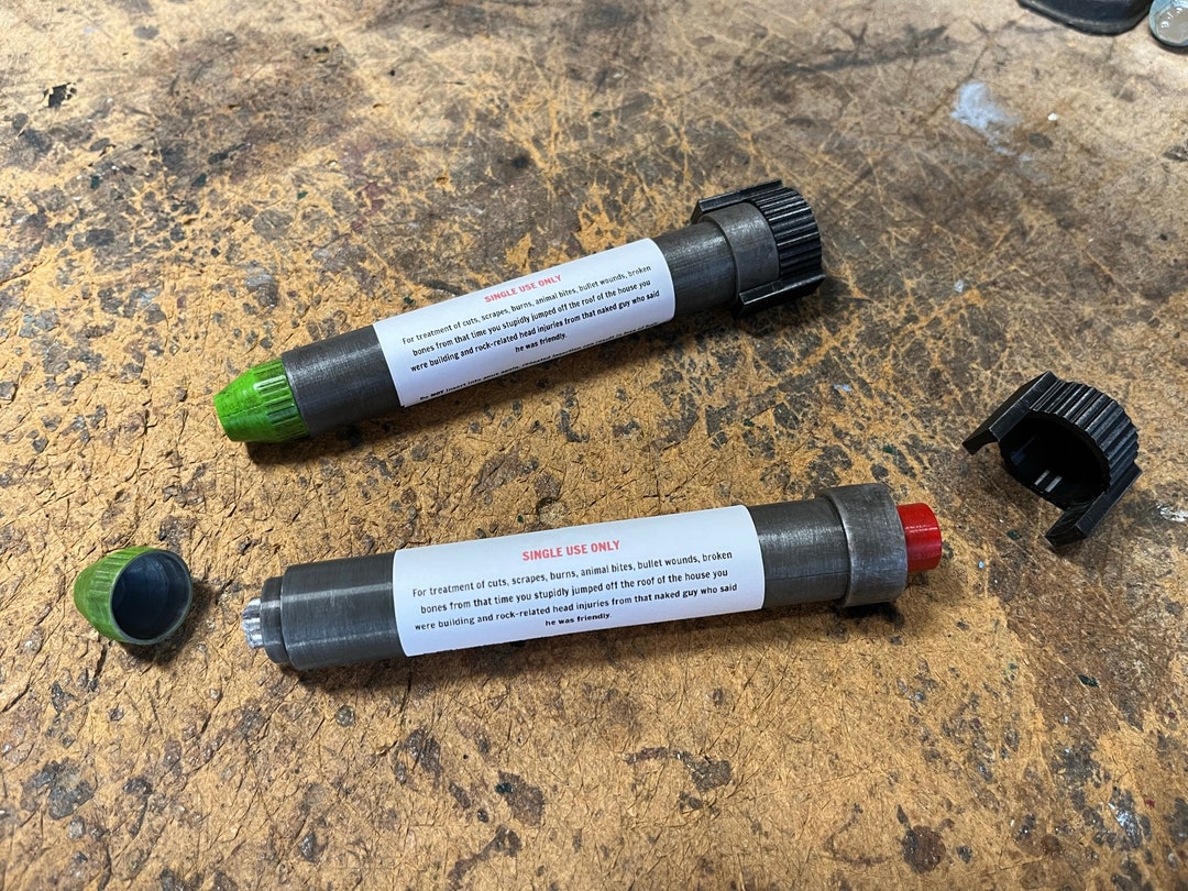 Rust Inspired Medical Syringe Prop Etsy