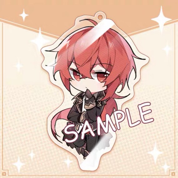Genshin Impact Mondstadt Diluc Acrylic Stand Figure Genshin Impact Mondstadt Diluc Acrylic Stand Figure