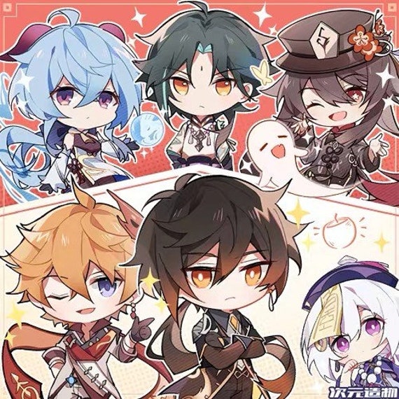 Genshin Impact Custom Hu Tao Acrylic Stand Keychain Vol 3 Etsy