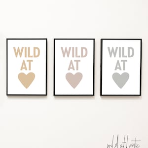 Printable Wild at Heart Speckled Prints - Muted Prairie Pack | Wheat, Mushroom & Smoke | Three Pack, Instant Download