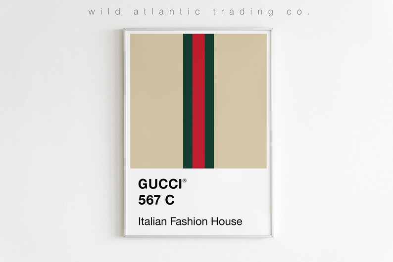 Printable Gucci Color Swatch Italian Fashion House Pantone Etsy Canada