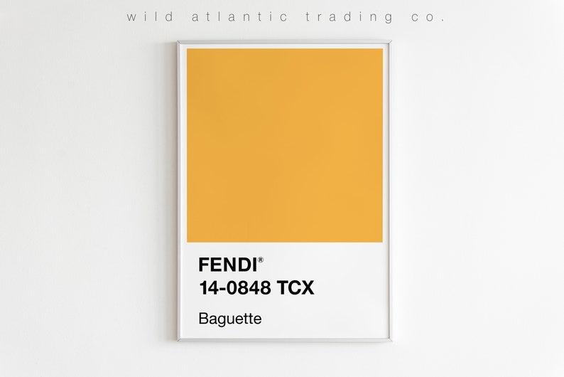 Printable Fendi Color Swatch Rome Pantone Inspired Color Etsy Singapore