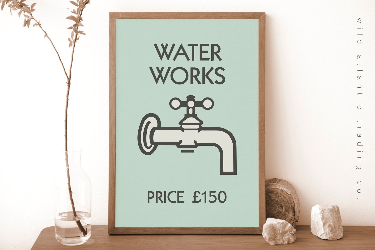 Printable Monopoly Inspired Water Works Retro Print UK Pound Etsy printable-monopoly-inspired-water-works-retro-print-uk-pound-etsy