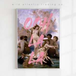 Altered Birth of Venus Print: Eclectic Wall Art (Digital Download)