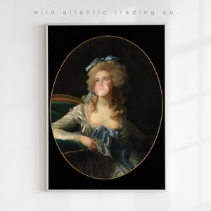 Bubblegum Madame Grand Art Print: Rococo Portrait (Digital Download)