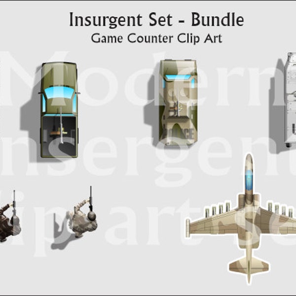 Modern Insurgency Clip Art Bundle
