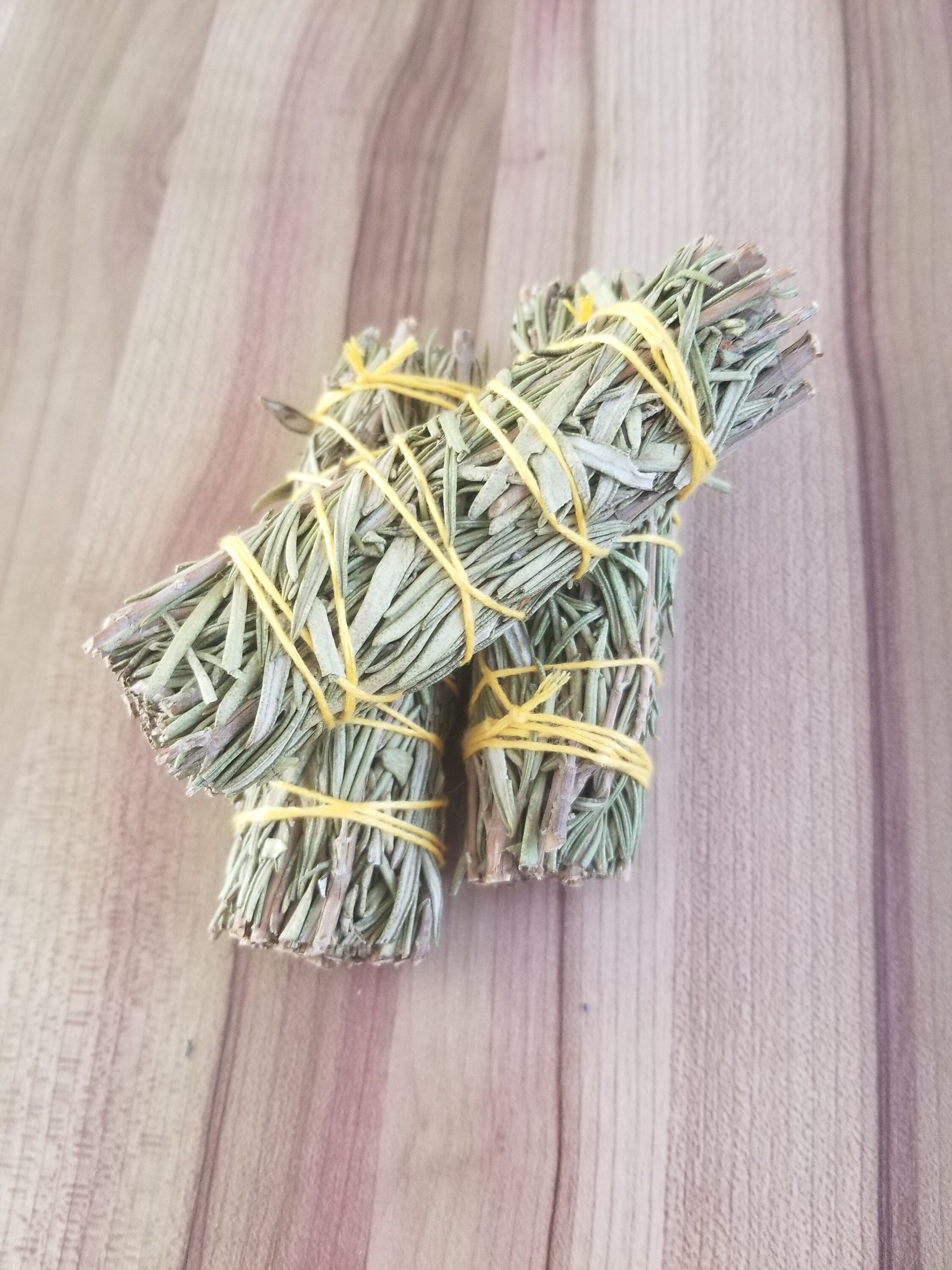 4 inch Rosemary Smoke Cleansing Bundle Sage Alternative Etsy