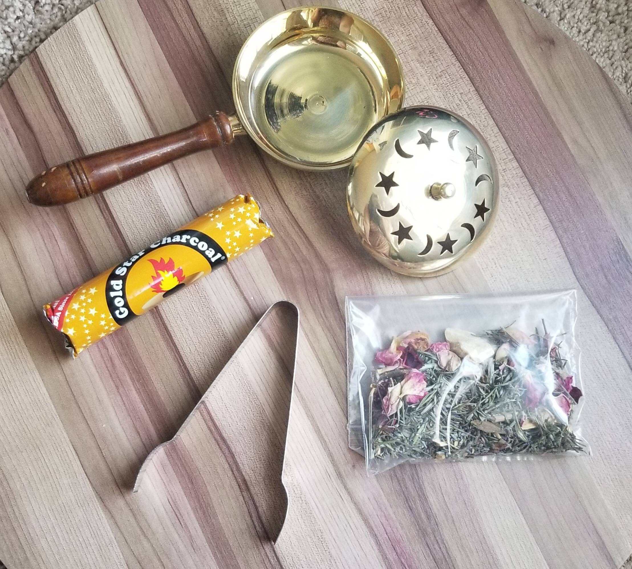 Loose Incense Burner Kit Incense and Resin Burning Kit Loose Etsy