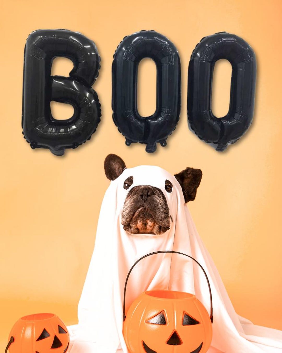 BOO Balloon Set, Halloween Foil Mylar Letters, Party Decor, 16 Inches ...