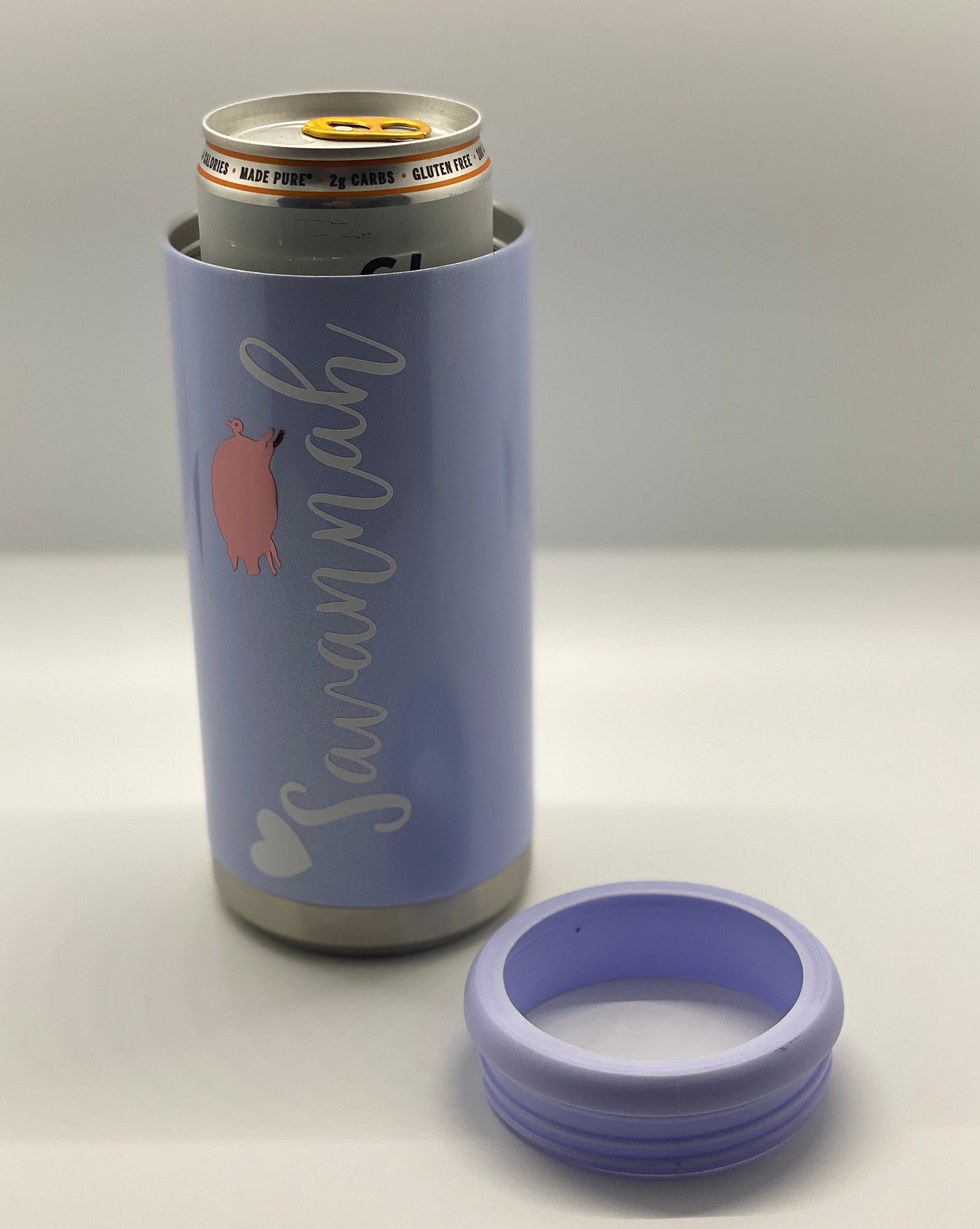 Personalized Tall Can Metal Koozie Etsy