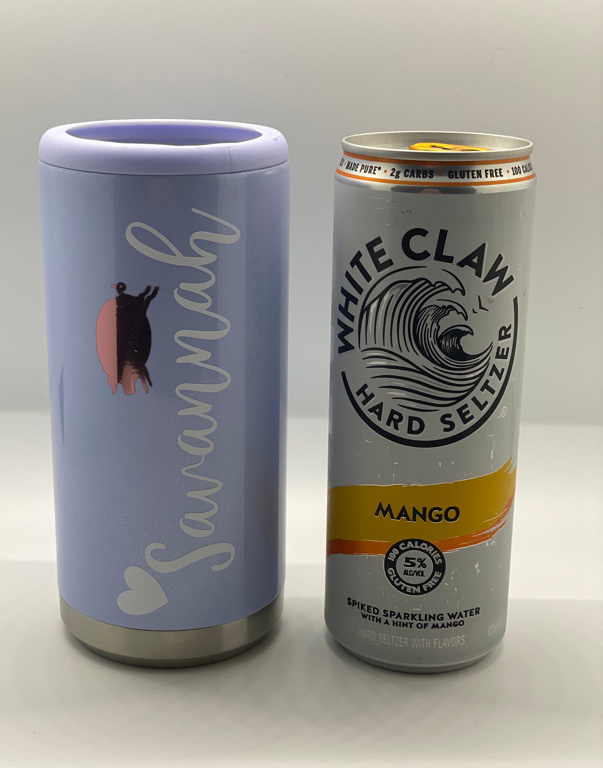Personalized Tall Can Metal Koozie Etsy
