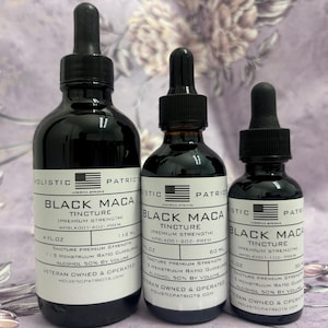 Black MACA Root Tincture [Lepidium meyenii] [Premium Strength]