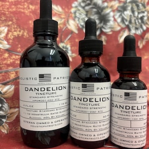 Dandelion Root Tincture [Taraxacum Officinale] [Standard Strength] (Fresh Organic root)