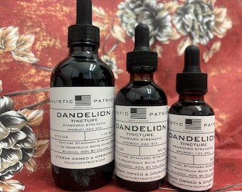 Dandelion Root Tincture [Taraxacum Officinale] [Standard Strength] (Fresh Organic root)