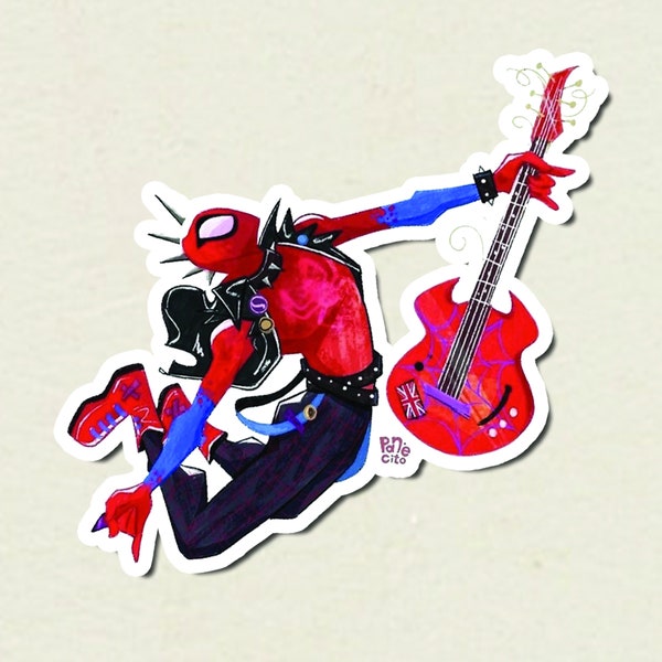 Spider Man Into the Spider Verse Sticker Etsy