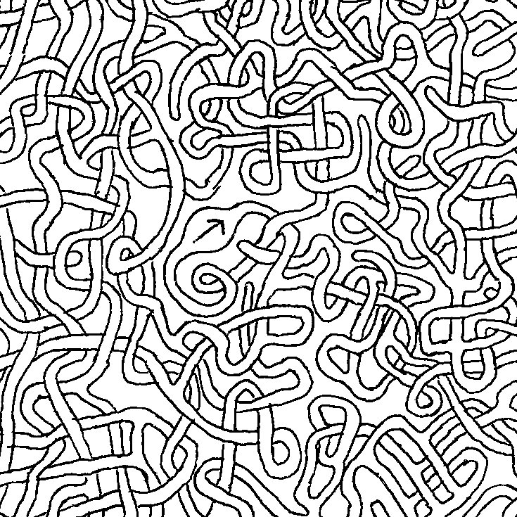 Spaghetti Inspired Hand Drawn Tangle Maze Etsy