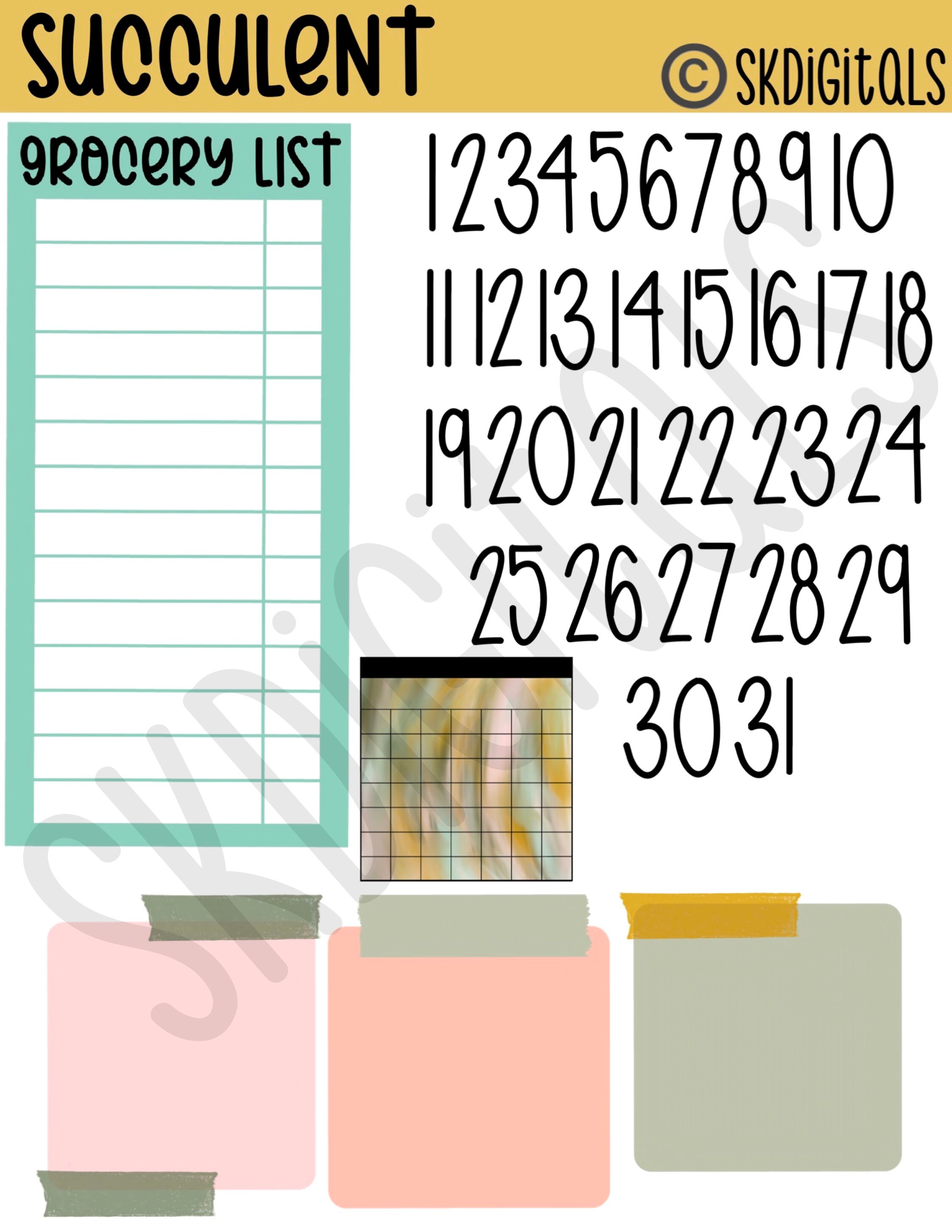 Digital Stickers GoodNotes Sticker Pack Pre Cropped Digital Etsy